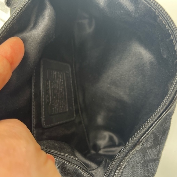 Authenticated Coach Black Jacquard signature Print Ergo Mini Small Purse 41066 - Picture 9 of 16